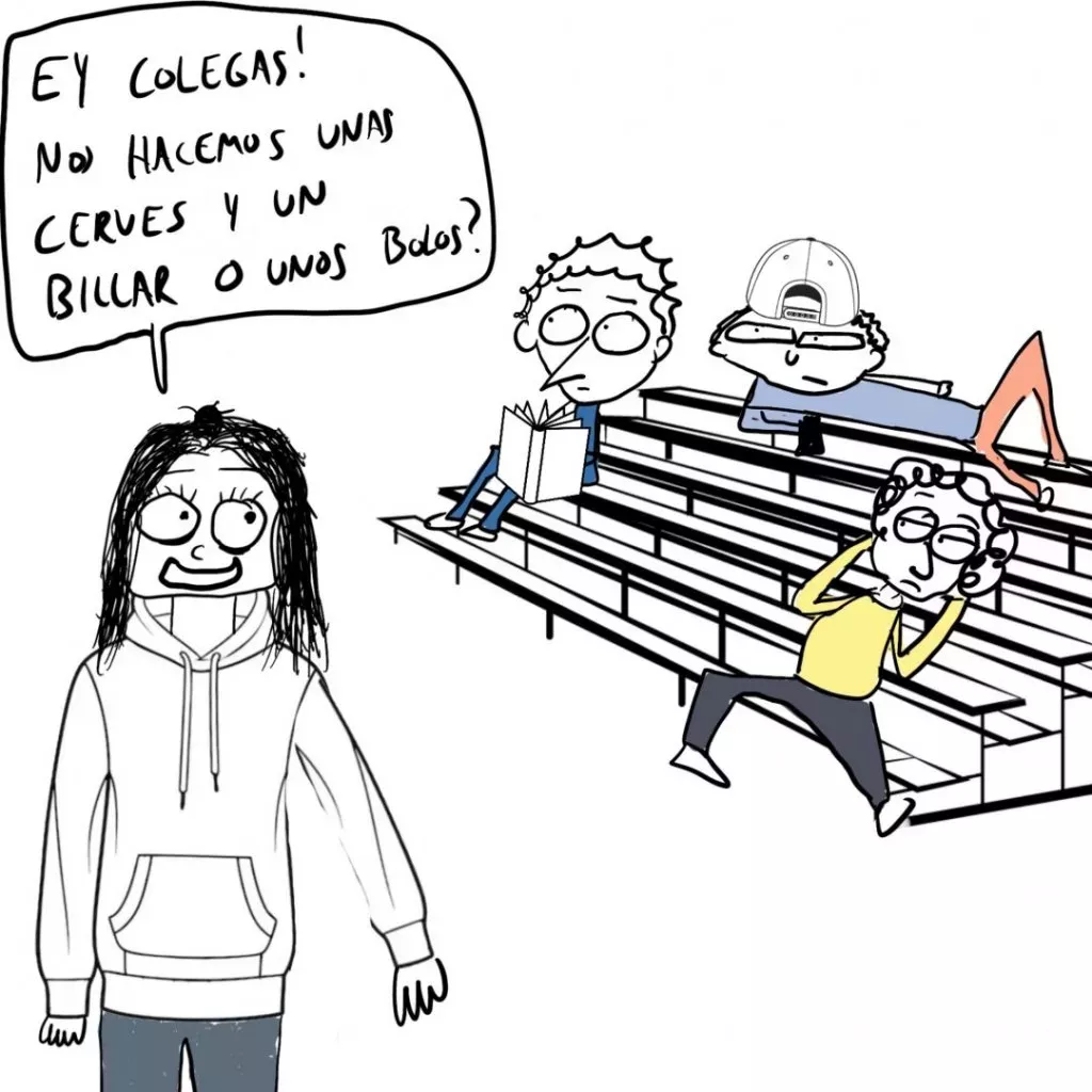 una de los chicos